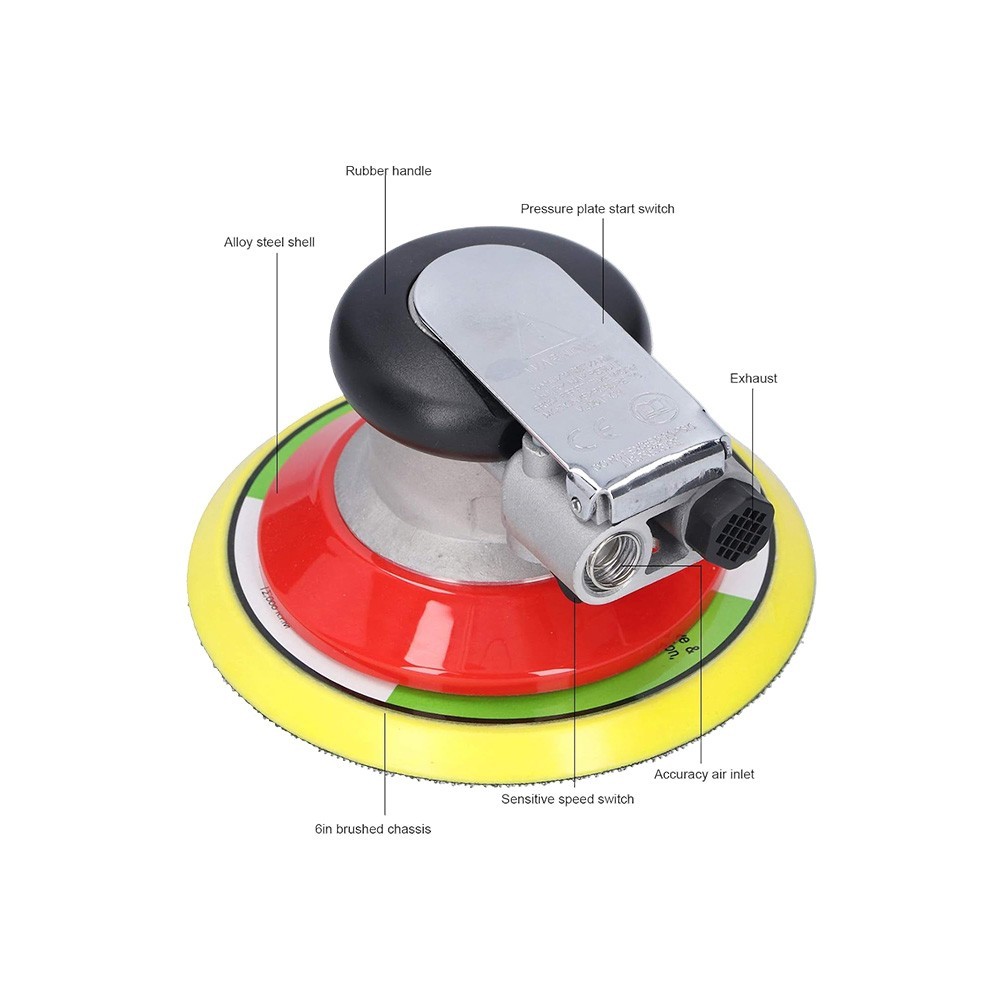 High Horsepower High Balance Air Sander Aluminum Body