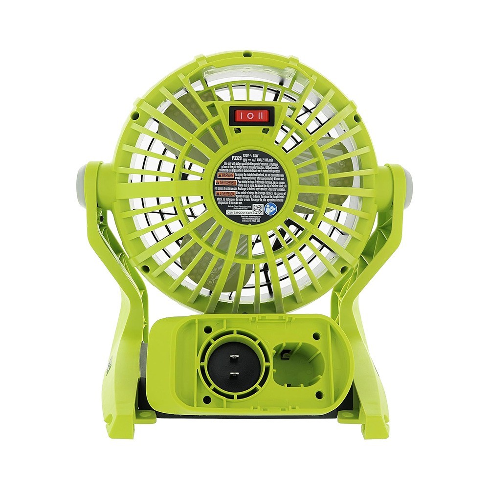 Ryobi P3320 18 Volt Hybrid + Battery or AC Powered Fan