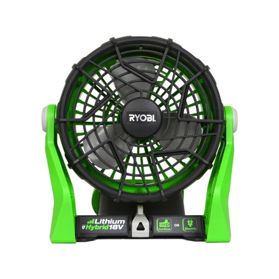 Ryobi P3320 18 Volt Hybrid + Battery or AC Powered Fan